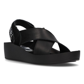 Ledersandalen Filippo DS2060 / 21 Bk schwarz 2