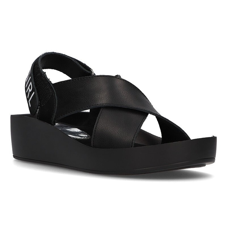 Ledersandalen Filippo DS2060 / 21 Bk schwarz 2