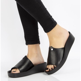 Lederhausschuhe Filippo DK2059 / 21 Bk schwarz 1