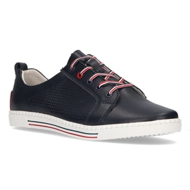 Lederschuhe Filippo DP008 / 21 Nv marineblau 1