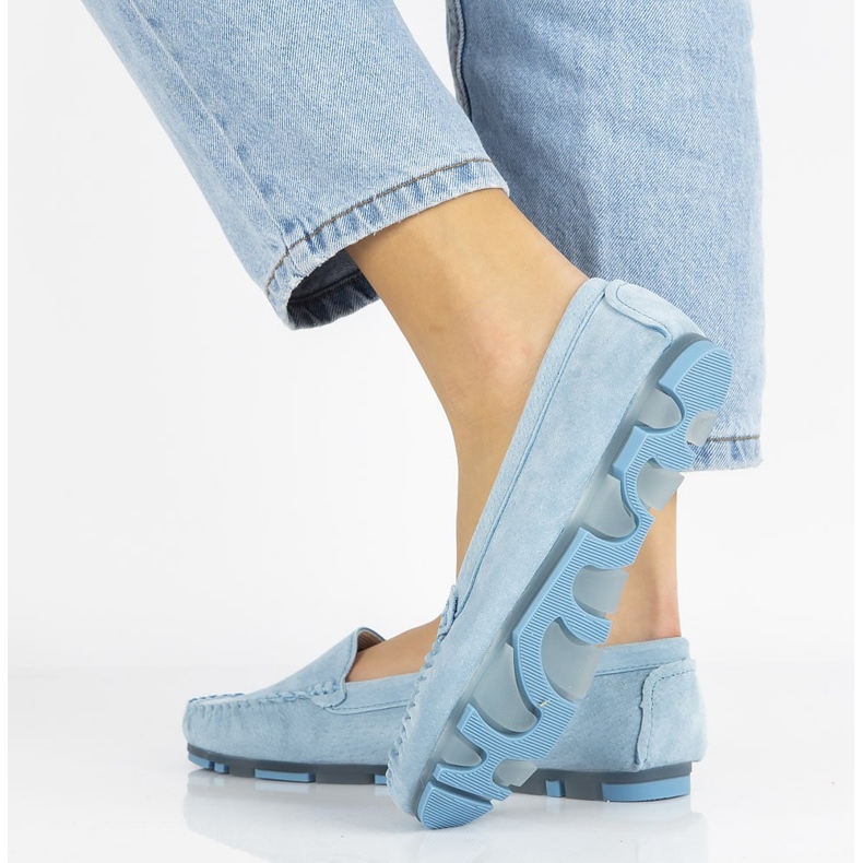 Lederhalbschuhe Filippo DP2037 / 21 Bl blau 2