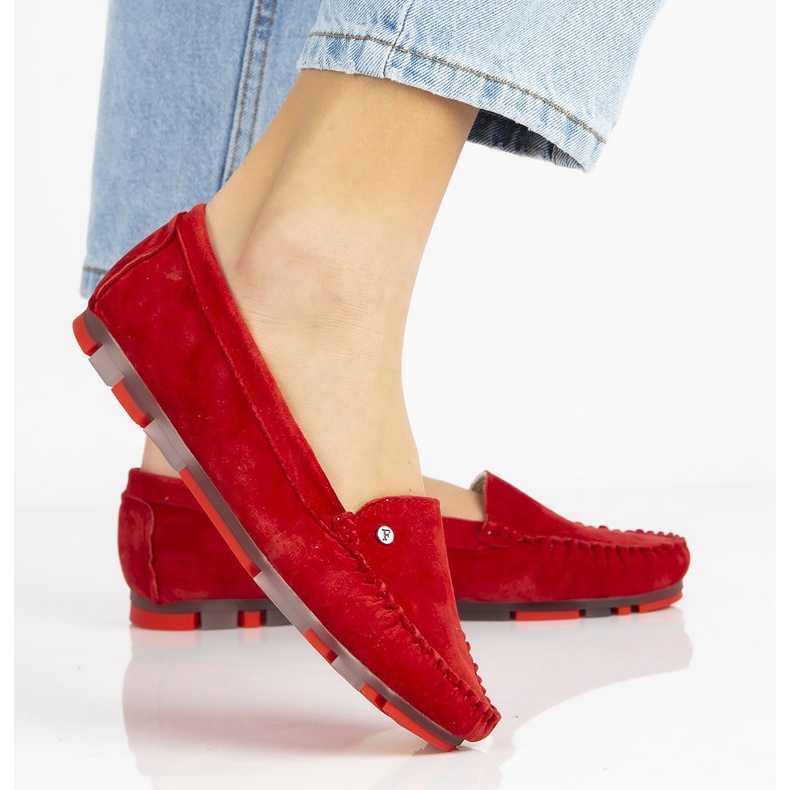 Roter Filippo DP2037 / 21 Rd Lederslipper 1