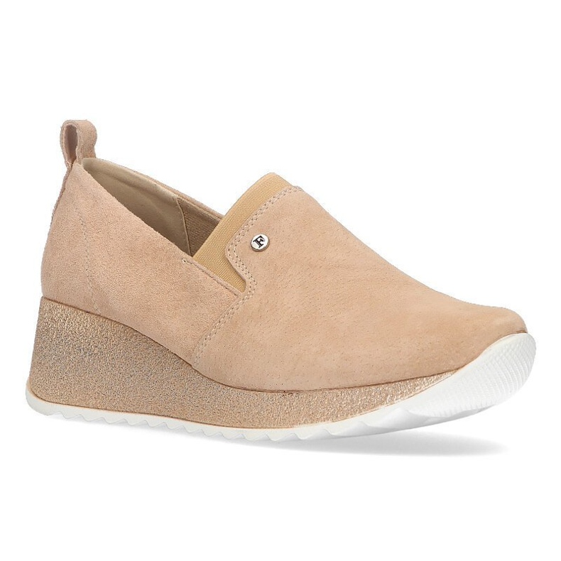 Lederturnschuhe Filippo DP1500 / 21 Beige sein 1