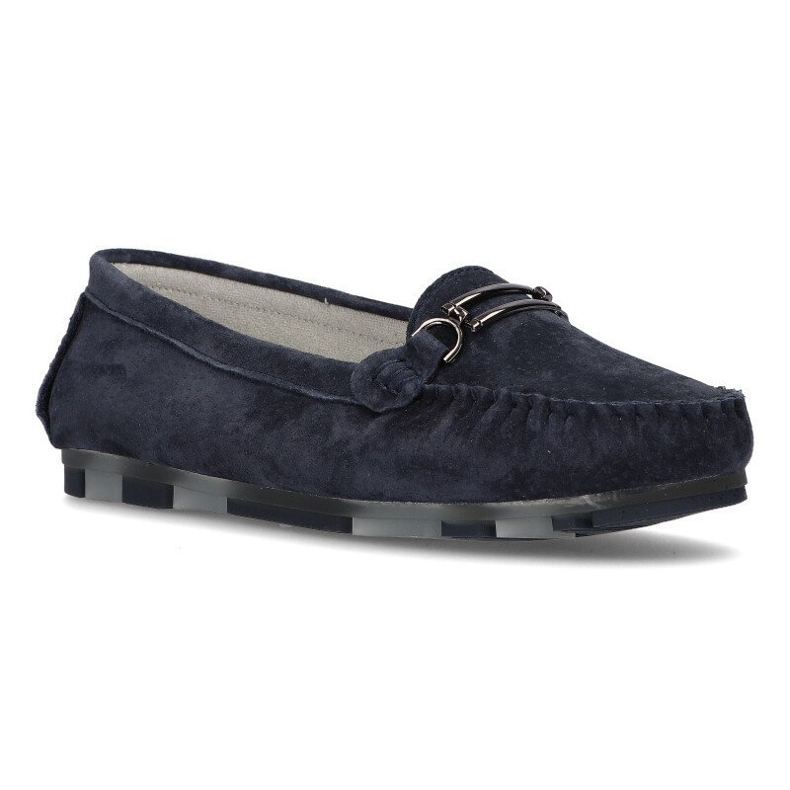 Lederhalbschuhe Filippo DP1202 / 21 Nv marineblau 1