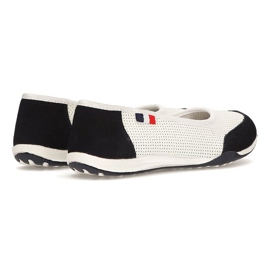 Lederschuhe Filippo DP142 / 21 Wh Nv weiß und marineblau 1