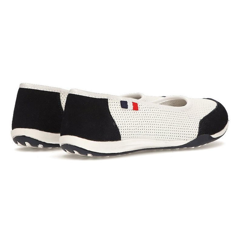Lederschuhe Filippo DP142 / 21 Wh Nv weiß und marineblau 1