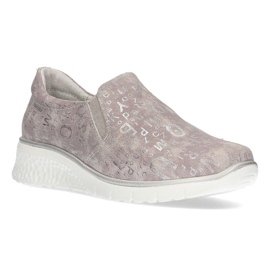 Lederschuhe Filippo DP1325 / 21 Gr grau 1