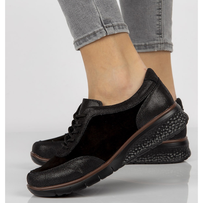 Lederschuhe Filippo DP1509 / 21 Bk schwarz 2