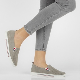 Lederschuhe FILIPPO DP1272 / 21 Gr grau 1