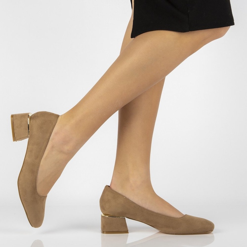 FILIPPO DP2096 / 22 Beige High Heels 1