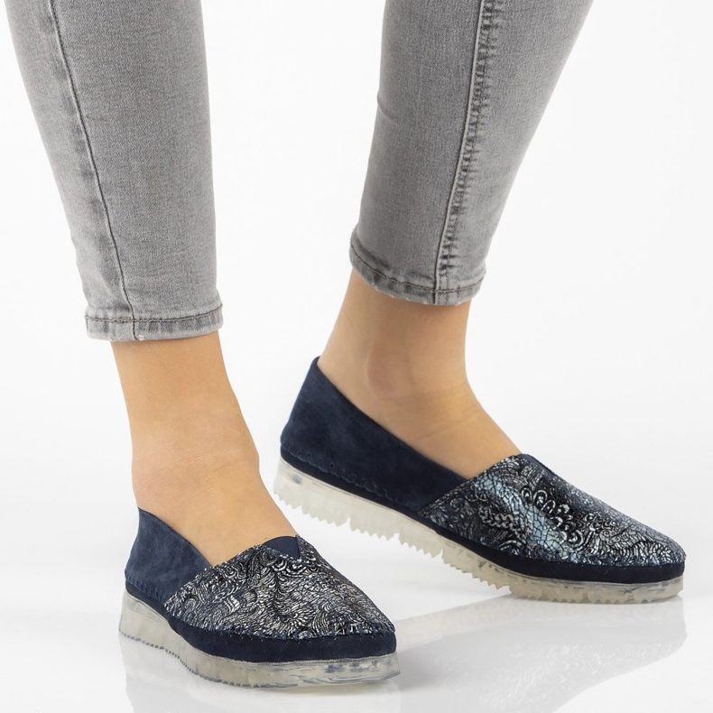 Lederschuhe Filippo DP2147 / 21 Nv marineblau navy blau mehrfarbig 1