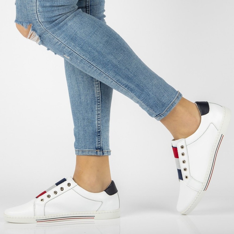 Lederschuhe Filippo DP2155 / 21 Wh weiß 1