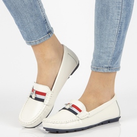 Leder-Loafer Filippo DP1406 / 21 Wh weiß 1