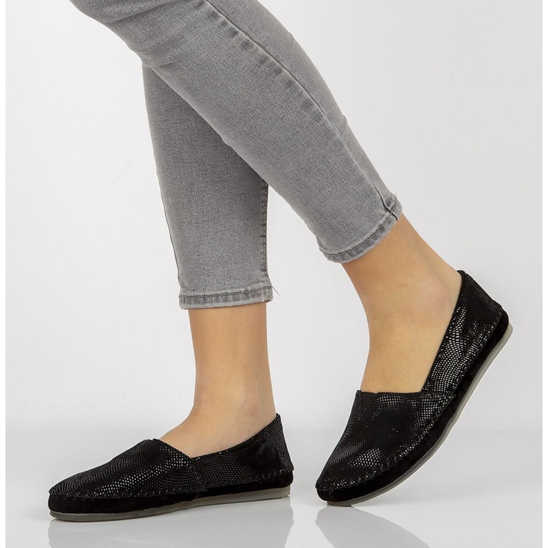 Lederballerinas Filippo DP031 / 21 Bk schwarz 2