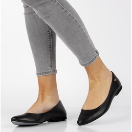 Leder Filippo 04100 Ballerinas schwarz 1