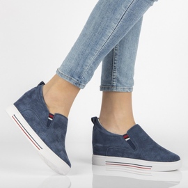 Lederschuhe Filippo DP1356 / 21 Nv marineblau 1