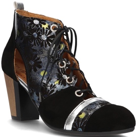 Lederschuhe Filippo 03938-01 Schwarz 1