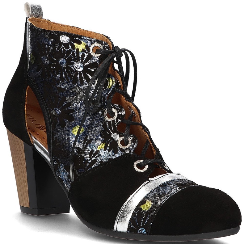 Lederschuhe Filippo 03938-01 Schwarz 1