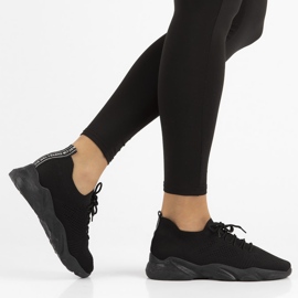 Damenturnschuhe Filippo DTN2184 / 21 Bk schwarz 1