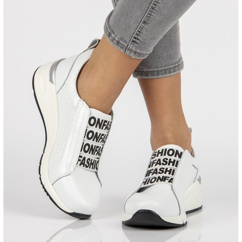 Ledersneaker Filippo DP2053 / 21 Wh weiß 1