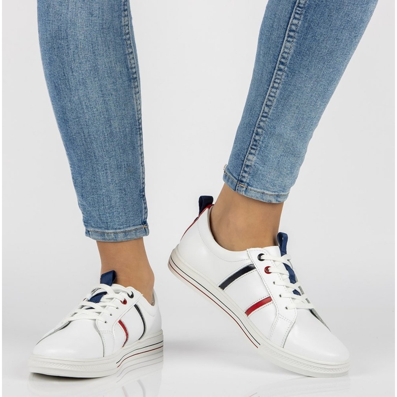 Lederschuhe Filippo DP2045 / 21 Wh weiß 1