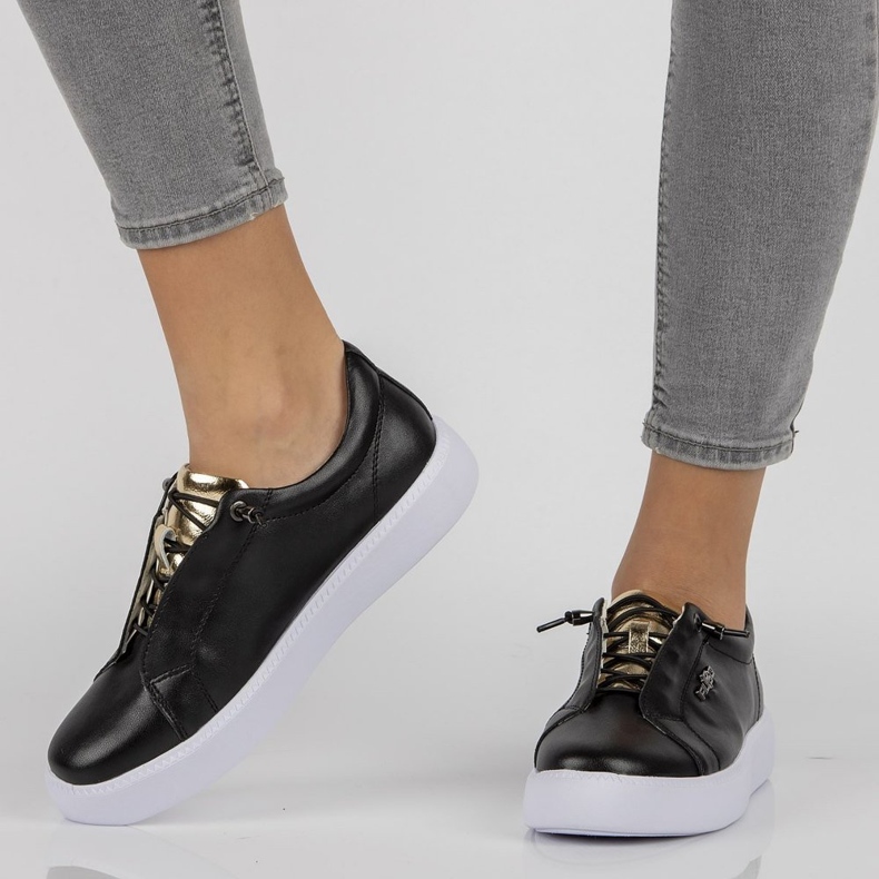 Lederschuhe Filippo DP2041 / 21 Bk schwarz 1