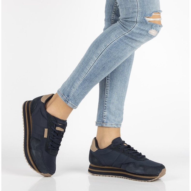 Turnschuhe Filippo DP2111 / 21 Nv marineblau navy blau 1