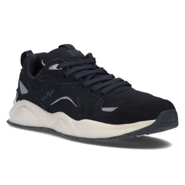 Lederturnschuhe Filippo MSP2119 / 21 Nv marineblau 1