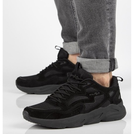 Lederturnschuhe Filippo MSP2116 / 21 Bk schwarz 1