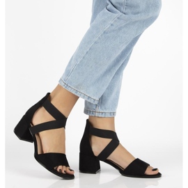 Filippo DS2093 / 21 Bk schwarze Sandalen 2