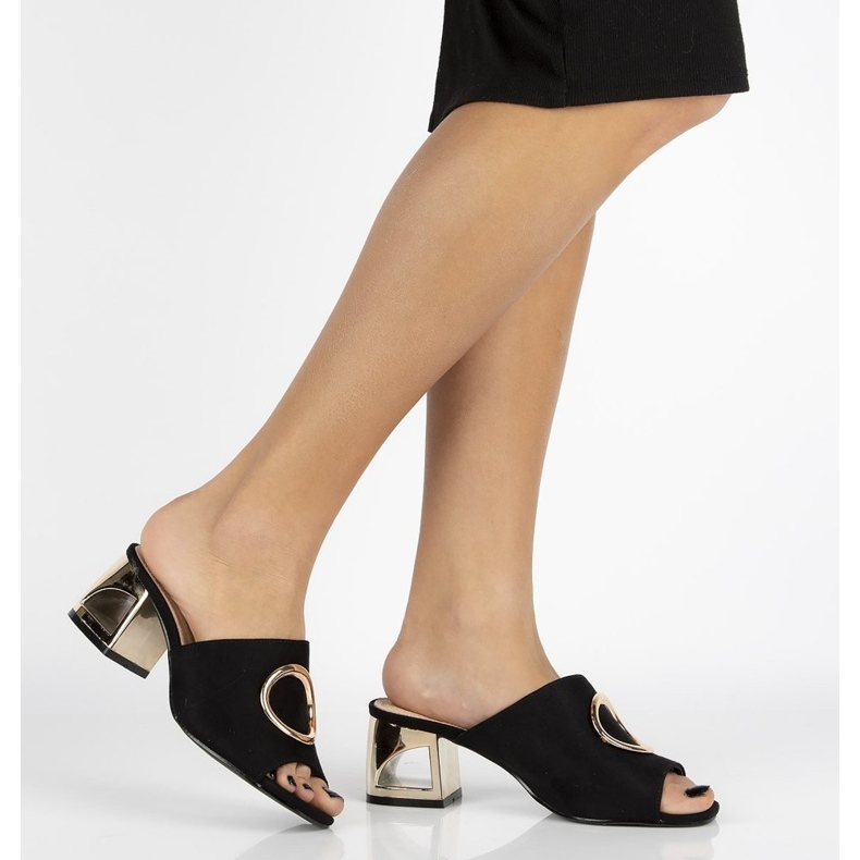 Filippo DK2088 / 21 Bk schwarze Hausschuhe 1