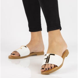 Filippo DK2103 / 21 Wh weiße Hausschuhe 2