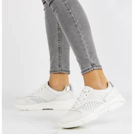 Ledersneaker Filippo DP2156 / 21 Wh weiß 1