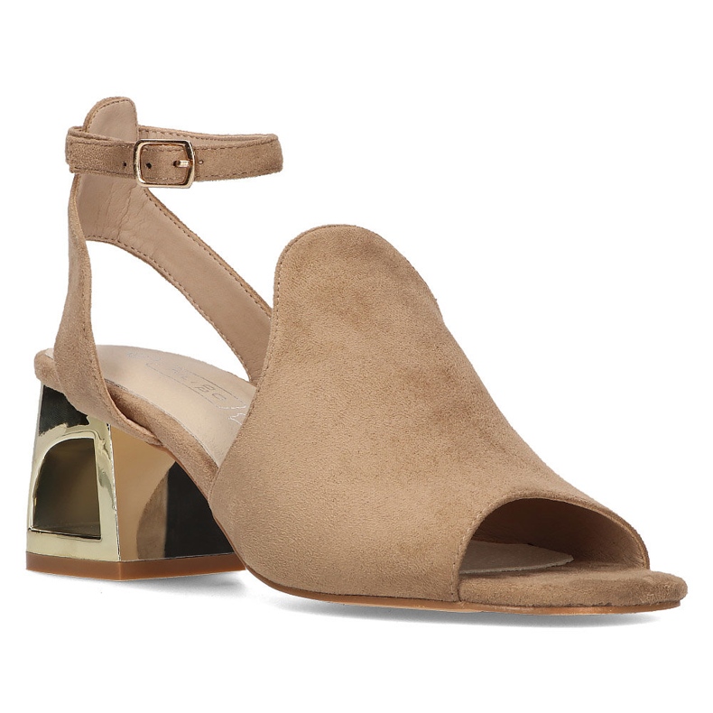 Filippo DS2107 / 21 Beige Sandaletten mit hohen Absätzen 1