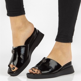 Filippo DK2351 / 21 Bk schwarze Hausschuhe 1