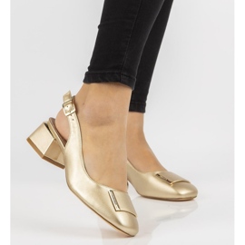FILIPPO DP2086 / 21 Go Gold High Heels golden 1