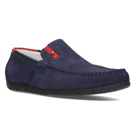 Wildleder-Loafer Filippo 5274-5 marineblau 1