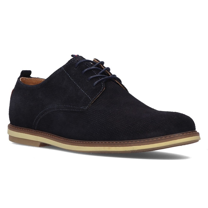 Lederschuhe Filippo 5385-1 marineblau navy blau 1