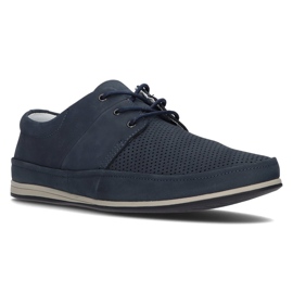Lederschuhe Filippo 5292-3 blau marineblau 1