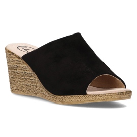 Lederhausschuhe Filippo DK2143 / 21 Bk schwarz 1