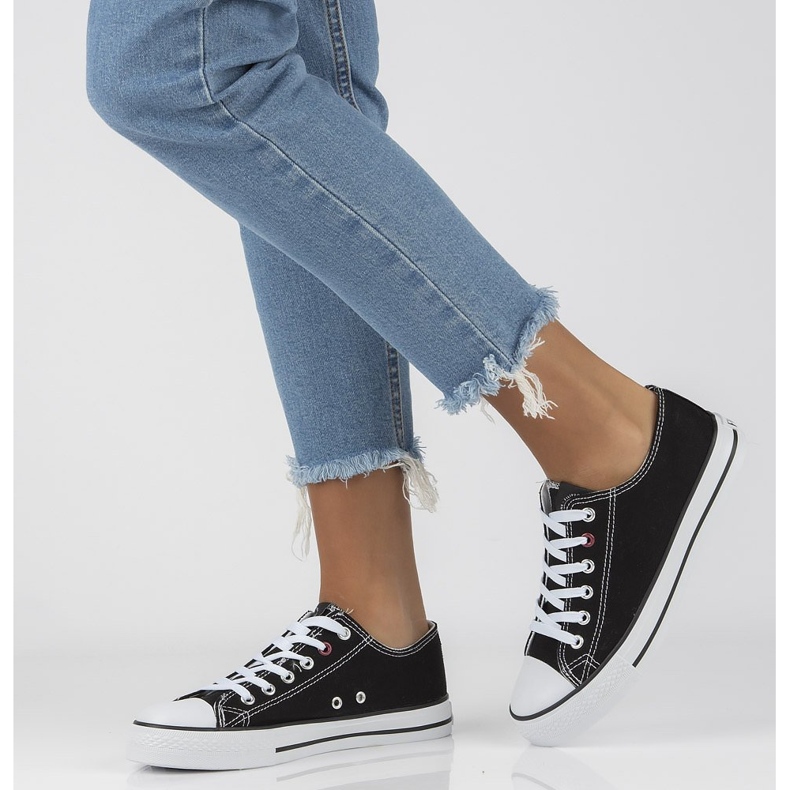 Schwarze Filippo Dtn203 / 21 Bk Turnschuhe 1