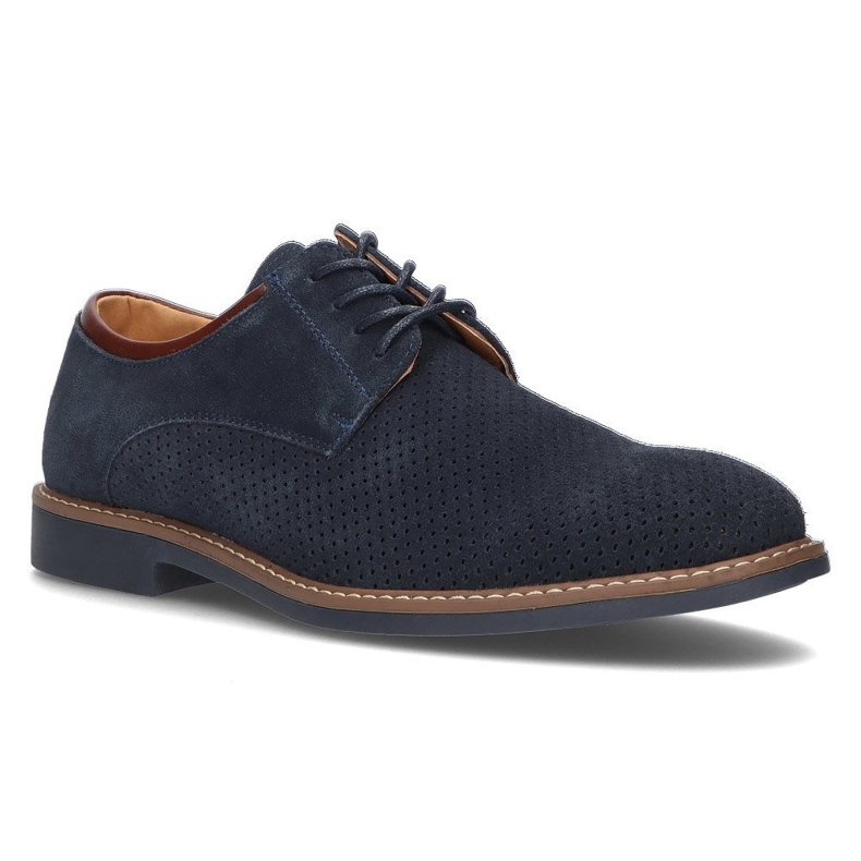 Lederschuhe Filippo MP2399 / 21 Nv marineblau navy blau 1