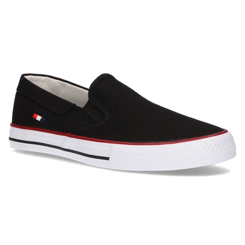 Schwarze Slip-On Sneakers Filippo Mtn210 / 21 Bk 1