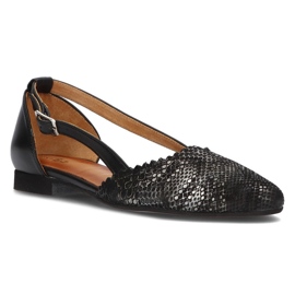 Lederschuhe Filippo 4972A schwarz 1