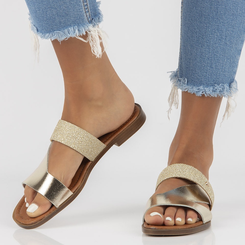 Lederhausschuhe Filippo 40 260 Gold golden 1