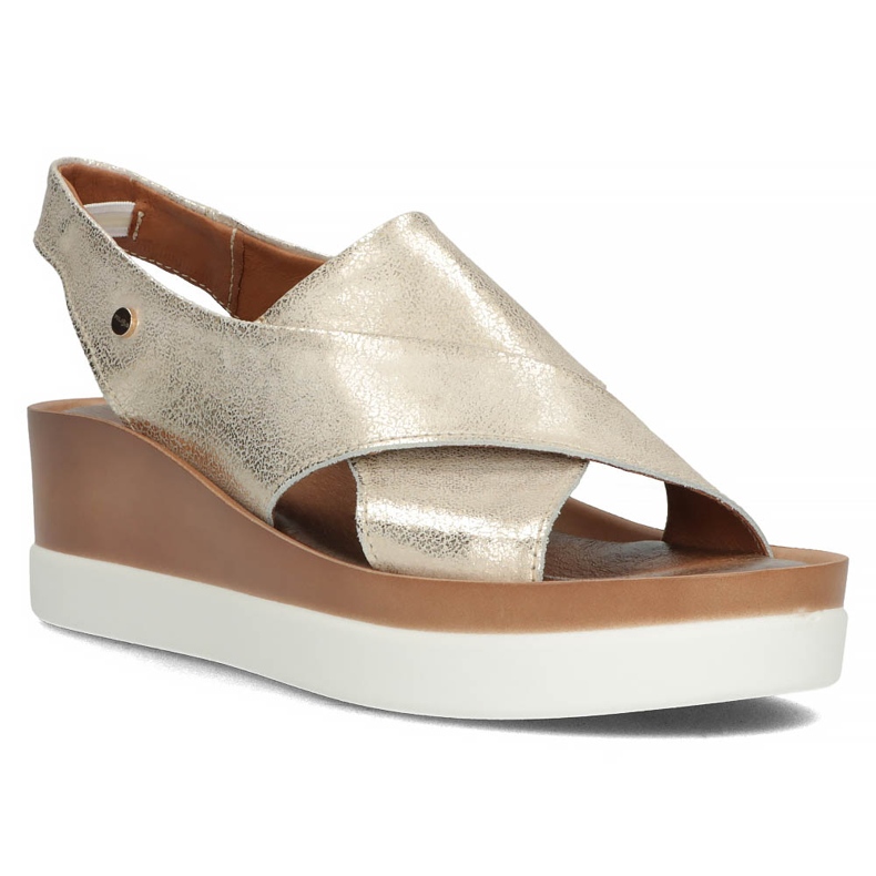 Ledersandalen Filippo 40256 gold golden 1