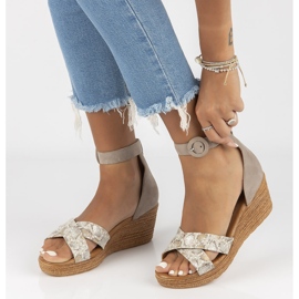 Ledersandalen Filippo 04565-04 / 00-5 goldbeige 1