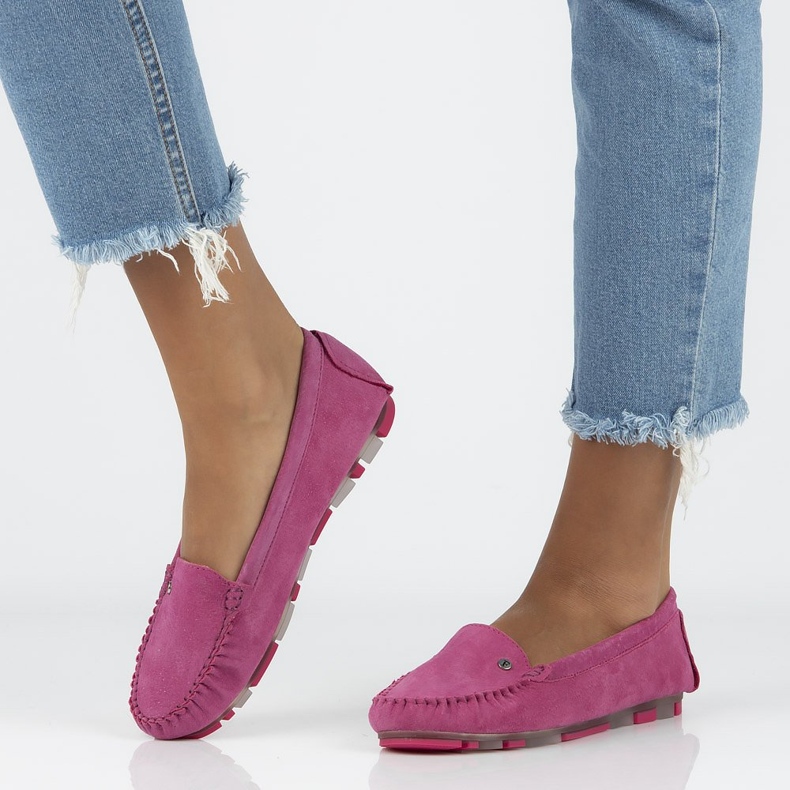 Lederhalbschuhe Filippo DP2037 / 21 Fh rosa 1