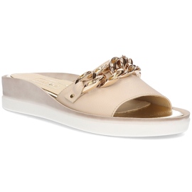 Lederhausschuhe Filippo 105 beige 1