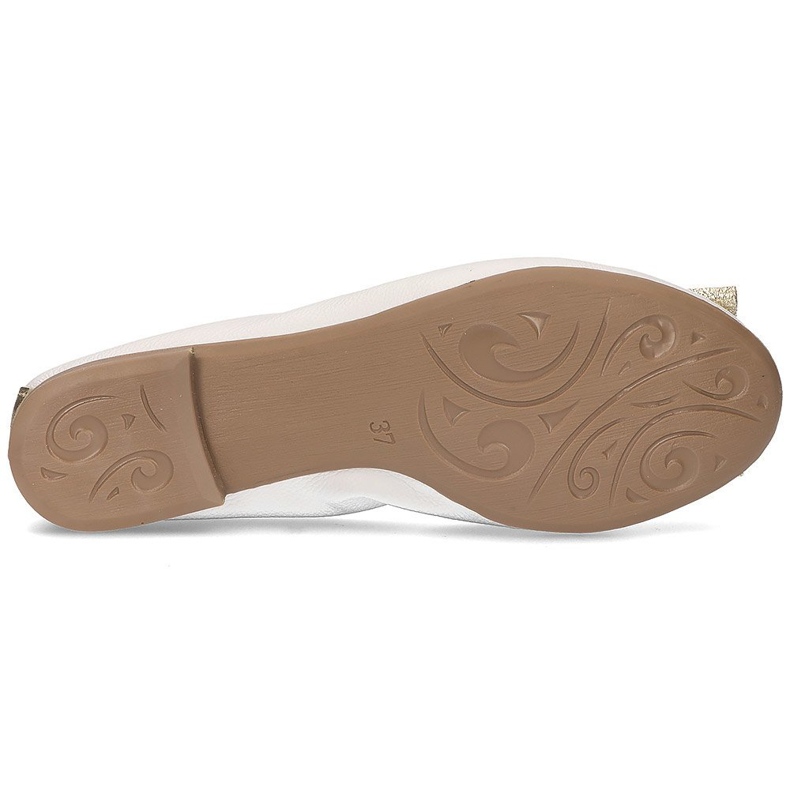 Leder Filippo 103 Ballerinas weiß 1